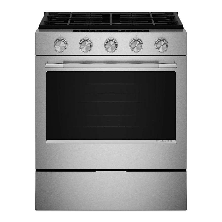 5.0 Cu. Ft. Smart Slide-in Gas Range with Convection Cooking Modes KSGS330SPS