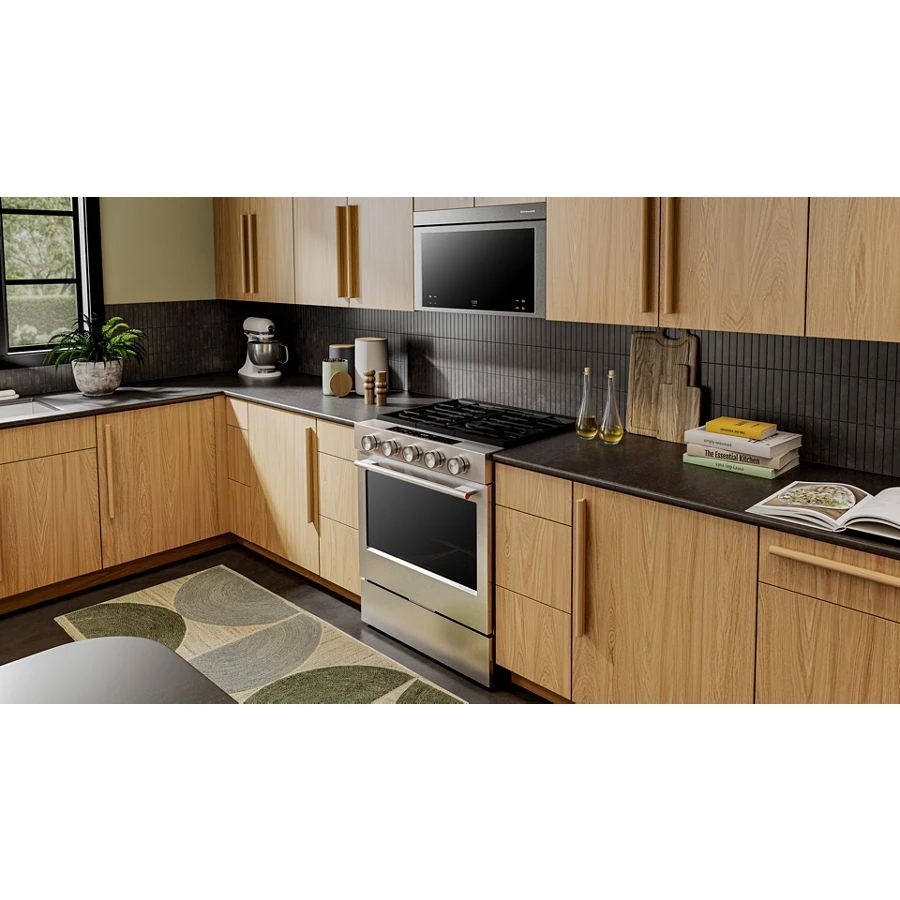 5.0 Cu. Ft. Smart Slide-in Gas Range with Convection Cooking Modes KSGS330SPS