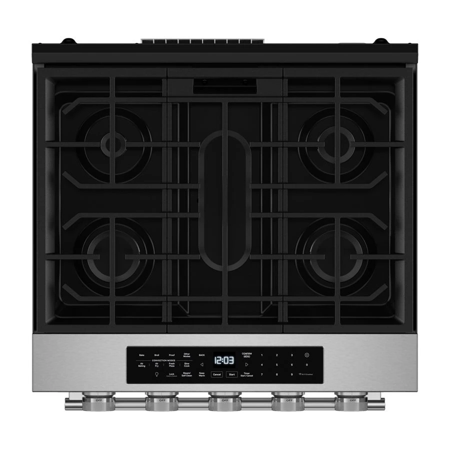 5.0 Cu. Ft. Smart Slide-in Gas Range with Convection Cooking Modes KSGS330SPS