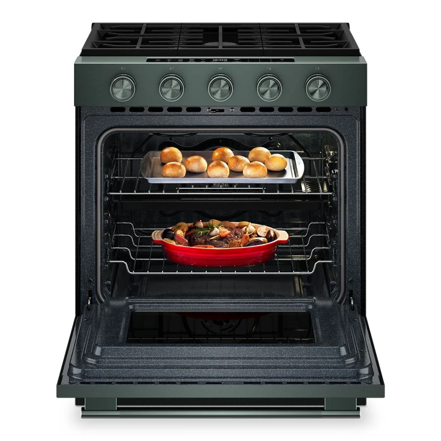 5.0 Cu. Ft. Smart Slide-in Gas Range with Convection Cooking Modes and 2-in-1 Burner KSGS530SJP