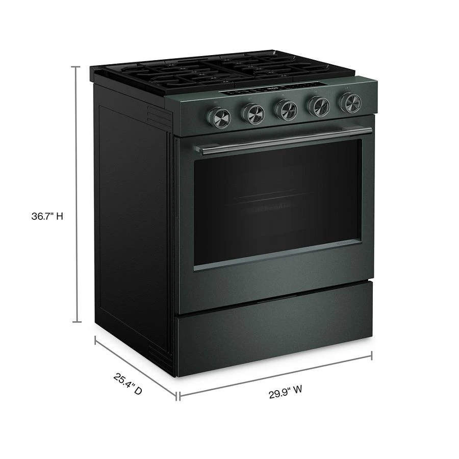 5.0 Cu. Ft. Smart Slide-in Gas Range with Convection Cooking Modes and 2-in-1 Burner KSGS530SJP