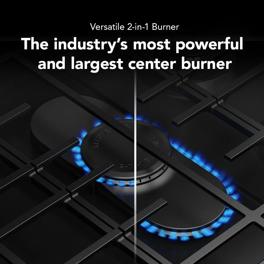 5.0 Cu. Ft. Smart Slide-in Gas Range with Convection Cooking Modes and 2-in-1 Burner KSGS530SJP