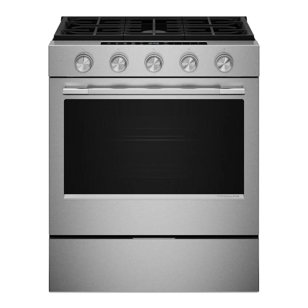5.0 Cu. Ft. Smart Slide-in Gas Range with Convection Cooking Modes and 2-in-1 Burner KSGS530SPS