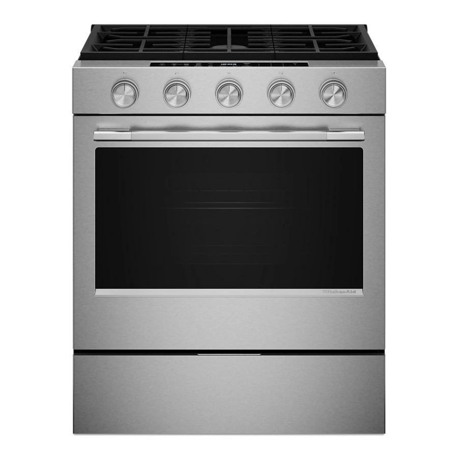 5.0 Cu. Ft. Smart Slide-in Gas Range with Convection Cooking Modes and 2-in-1 Burner KSGS530SPS