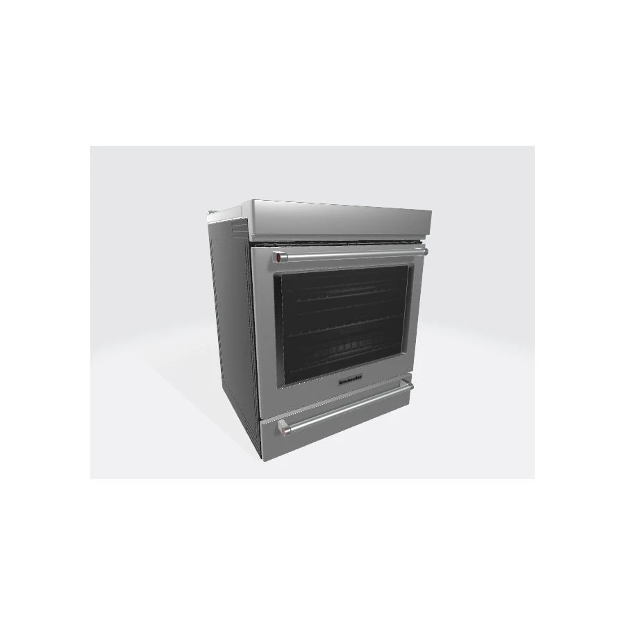 30-Inch 4-Element Induction Slide-In Convection Range with Air Fry KSIS730PSS