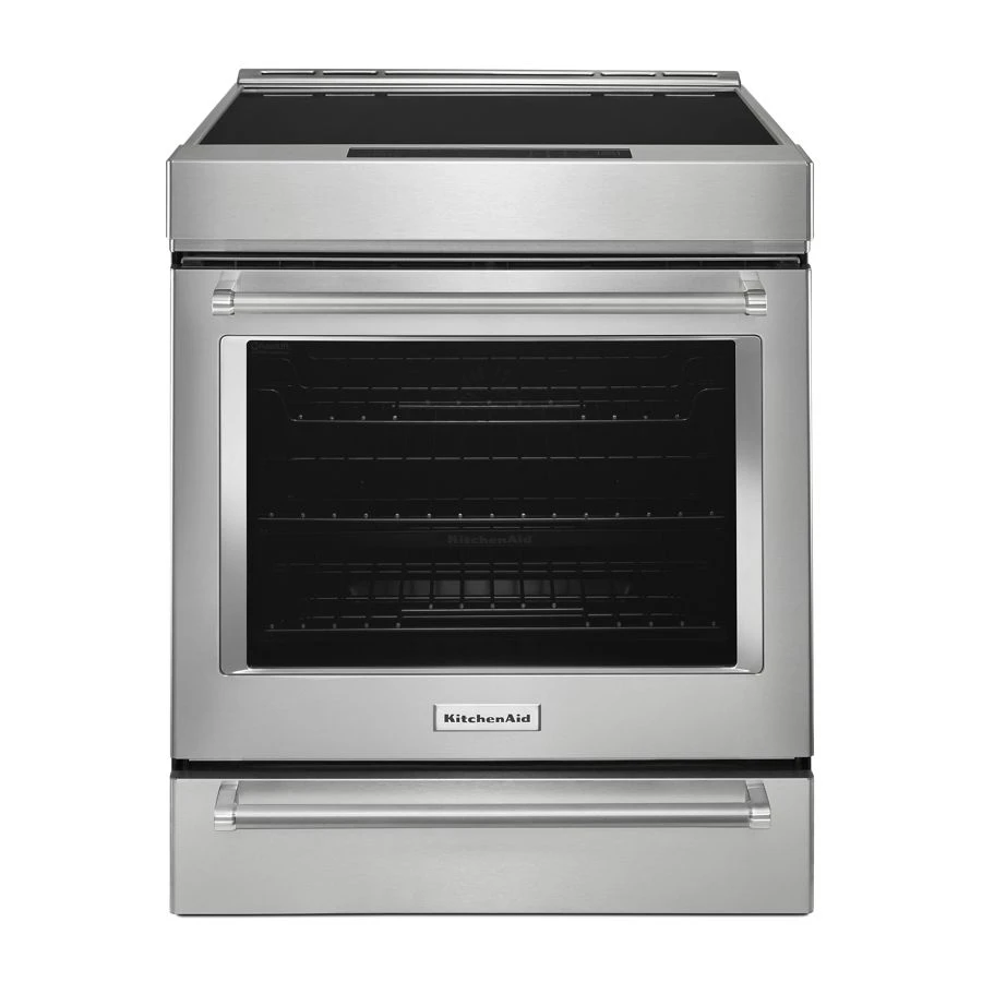 30-Inch 4-Element Induction Slide-In Convection Range with Air Fry KSIS730PSS