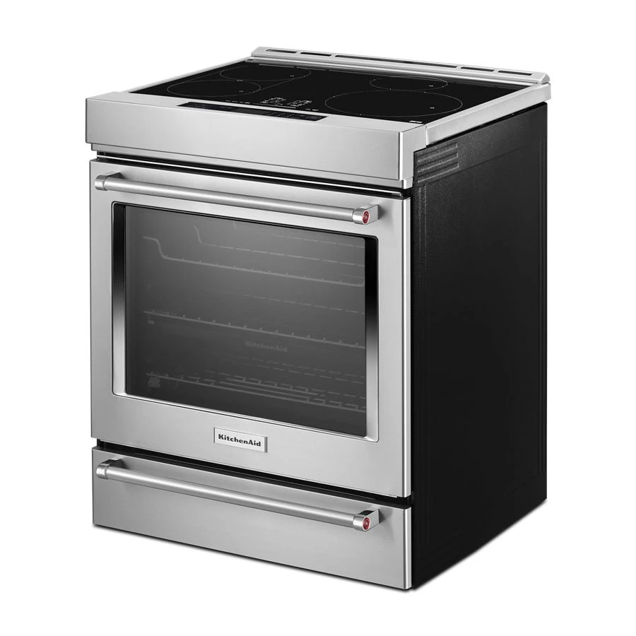 30-Inch 4-Element Induction Slide-In Convection Range with Air Fry KSIS730PSS