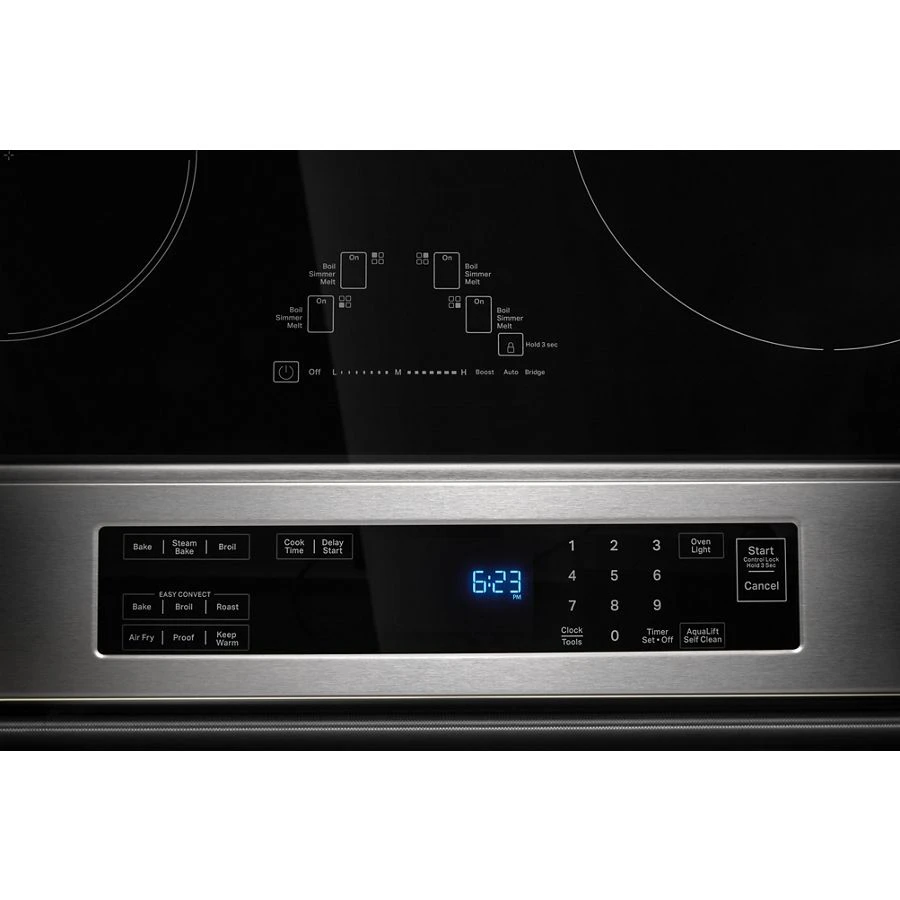 30-Inch 4-Element Induction Slide-In Convection Range with Air Fry KSIS730PSS