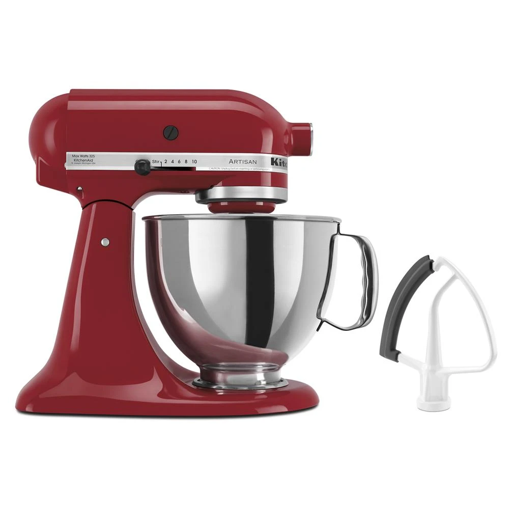 Value Bundle Artisan Series 5 Quart Tilt-Head Stand Mixer with Flex Edge Beater KSM150FEER