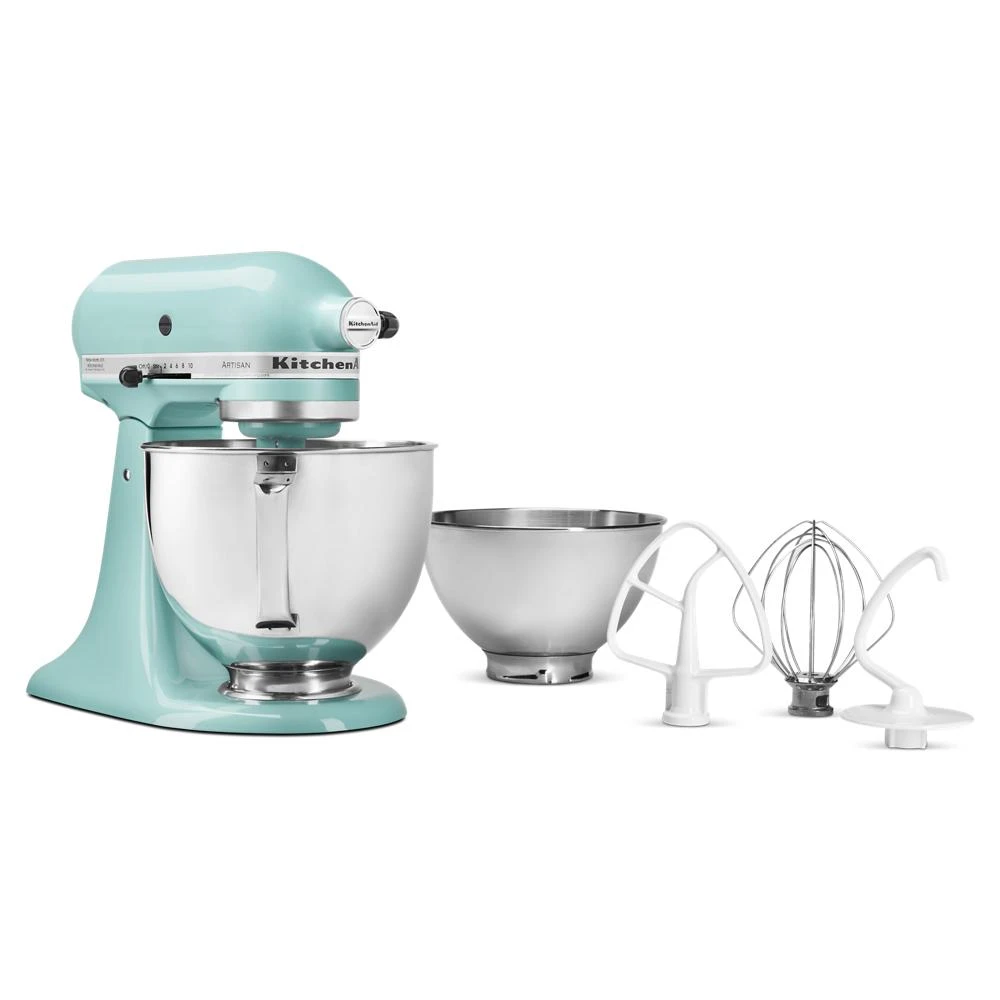 Value Bundle Artisan Series 5 Quart Tilt-Head Stand Mixer with additional 3 Quart bowl KSM150TBAQ