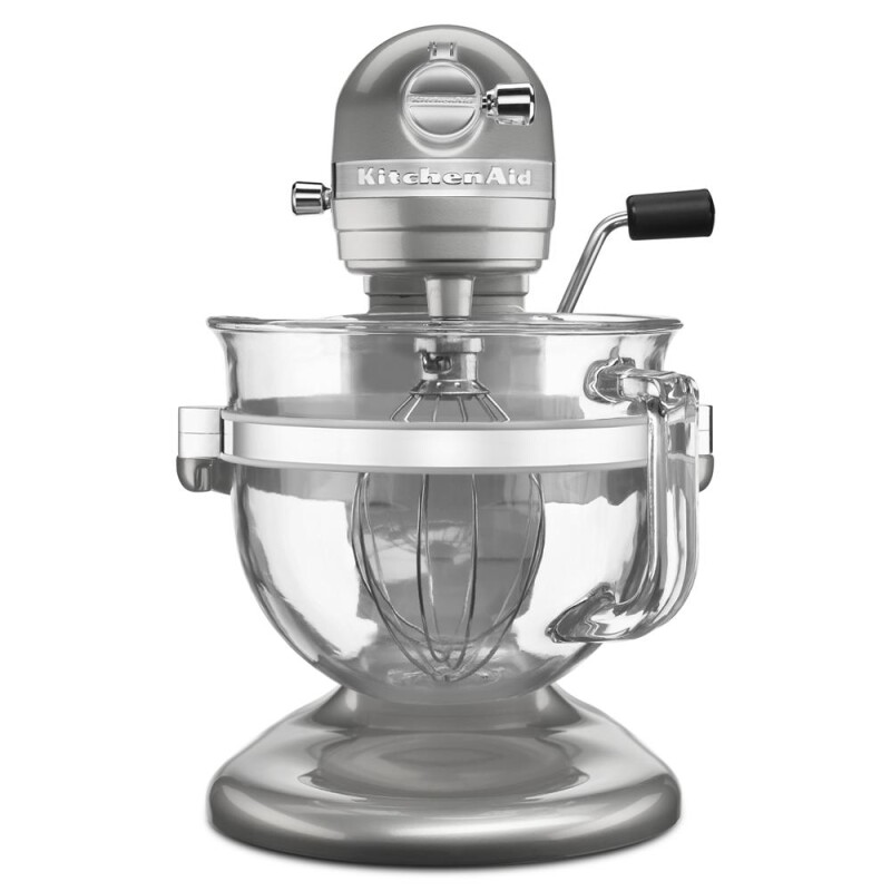 KitchenAid Professional 6500 Design Series 6 Quart Bowl-Lift Stand Mixer Sugar Pearl Silver KSM6521XSR Picture 1