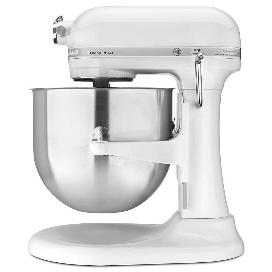 NSF Certified Commercial Series 8 Quart Bowl Lift Stand Mixer KSM8990WH