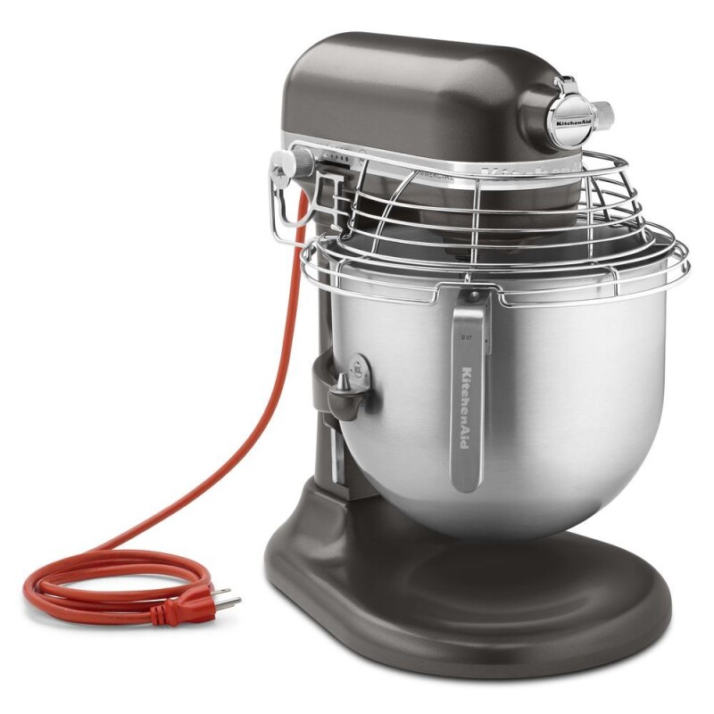 NSF Certified Commercial Series 8 Quart Bowl-Lift Stand Mixer with Stainless Steel Bowl Guard KSMC895DP