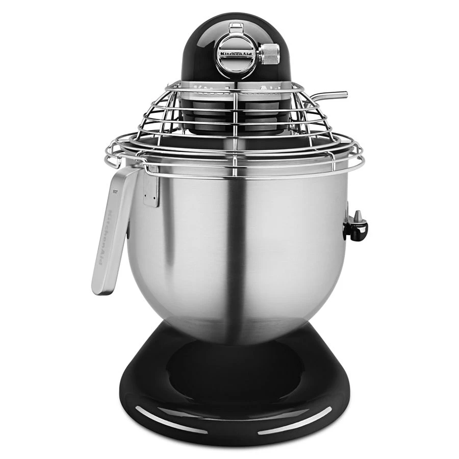 NSF Certified Commercial Series 8 Quart Bowl-Lift Stand Mixer with Stainless Steel Bowl Guard KSMC895OB