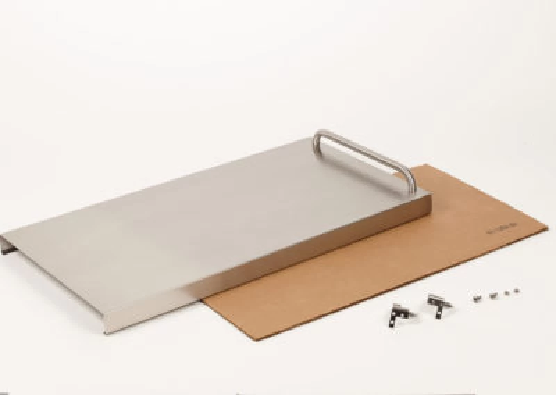 Stainless wrap-around door with towel bar handle for DCE Ice Machines KSS