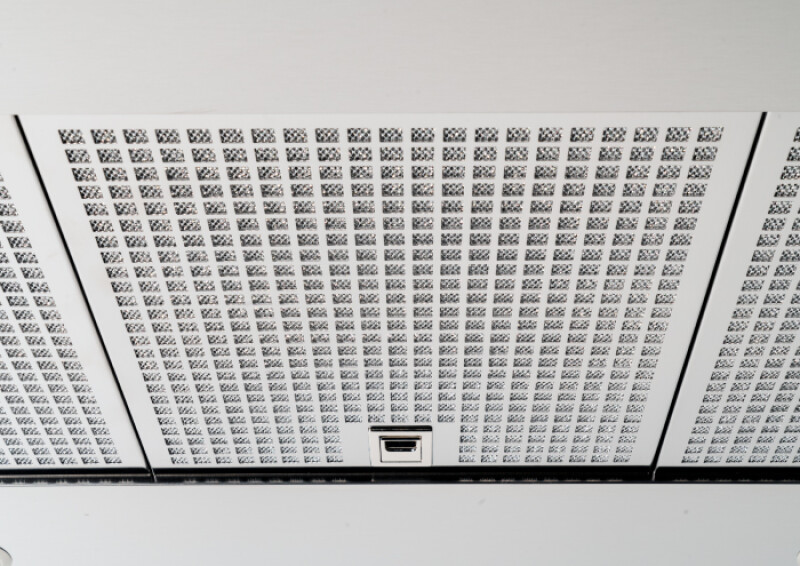 48 T-Shape Wallmounted Hood, 1 motor 600 CFM KT48CAT