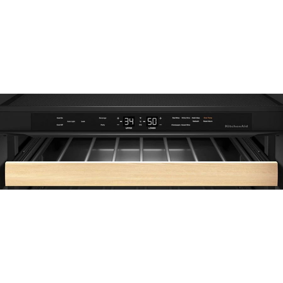 24" Panel-Ready Beverage Center with Wood-Front Racks KUBR214KPA