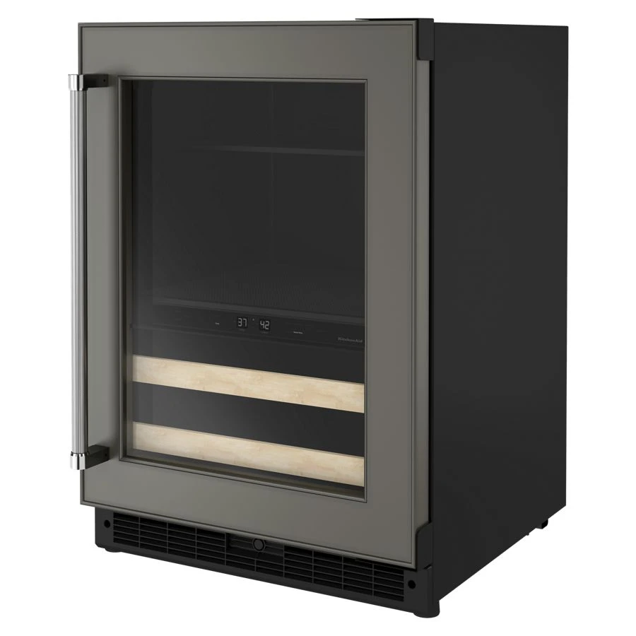 24" Panel-Ready Beverage Center with Wood-Front Racks KUBR214KPA