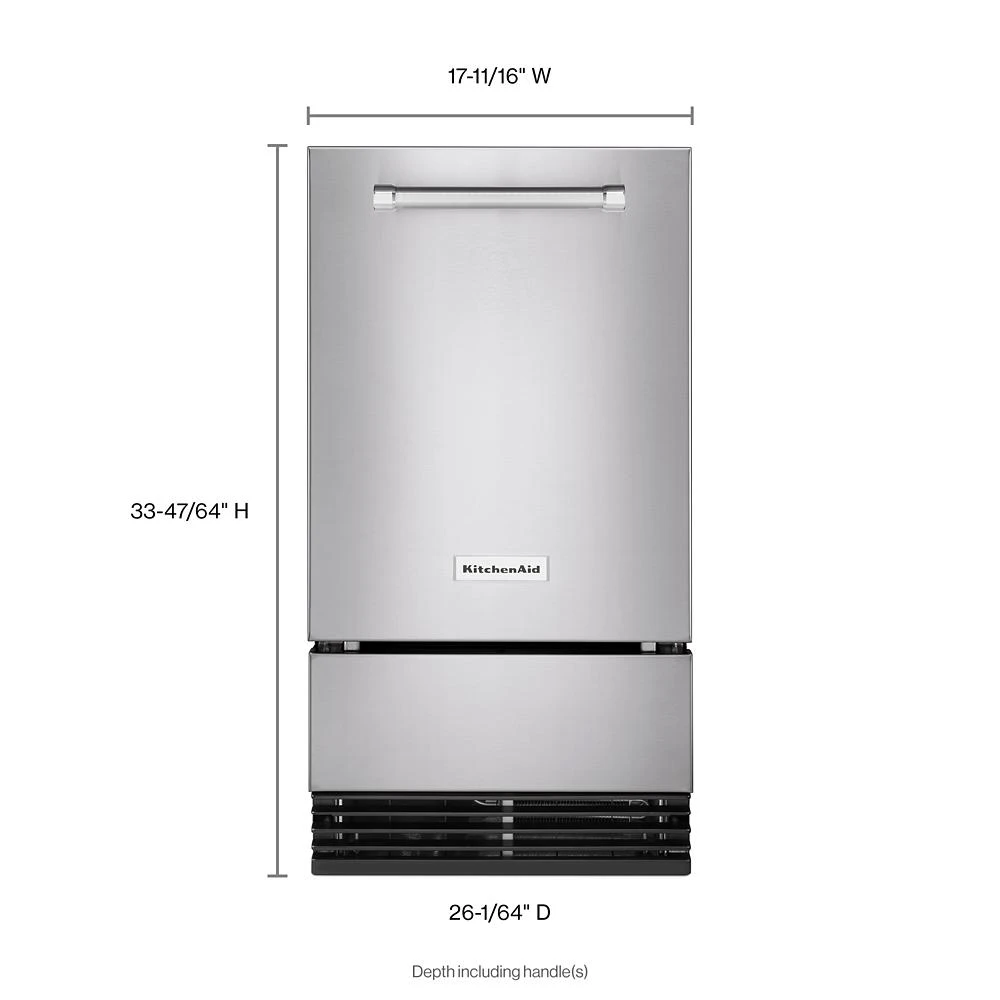18'' Automatic Ice Maker with PrintShield™ Finish KUID308HPS