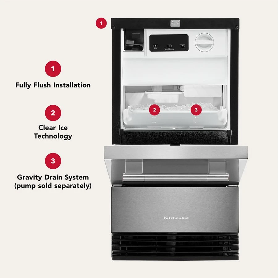 18'' Automatic Ice Maker With Printshield® Finish KUID318SPS