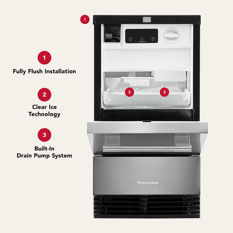 18'' Automatic Ice Maker With Printshield® Finish KUID518SPS