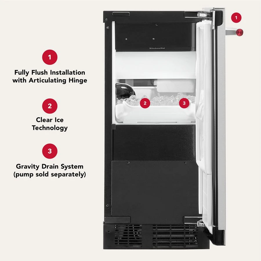15'' Automatic Ice Maker KUIX315SPS