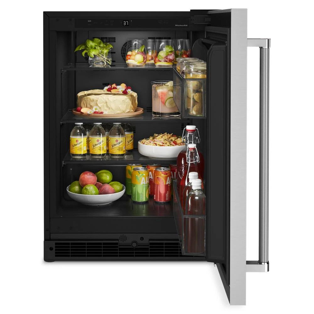 24" Undercounter Refrigerator with Stainless Steel Door KURR114KSB