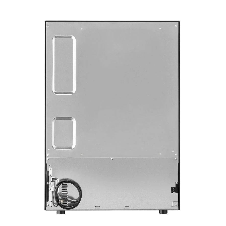 24" Undercounter Refrigerator with Glass Door and Shelves with Metallic Accents KURR524SPS