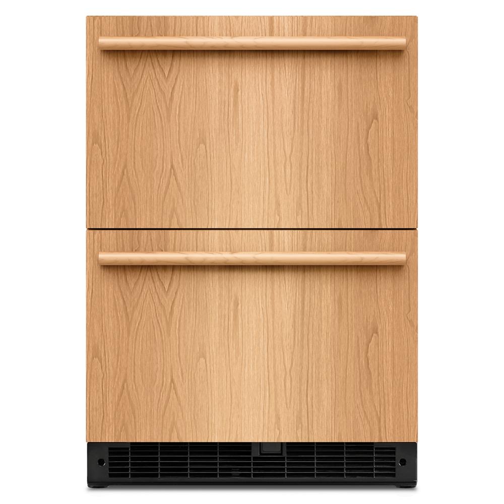 KitchenAid 24" Panel-Ready Undercounter Double-Drawer Refrigerator