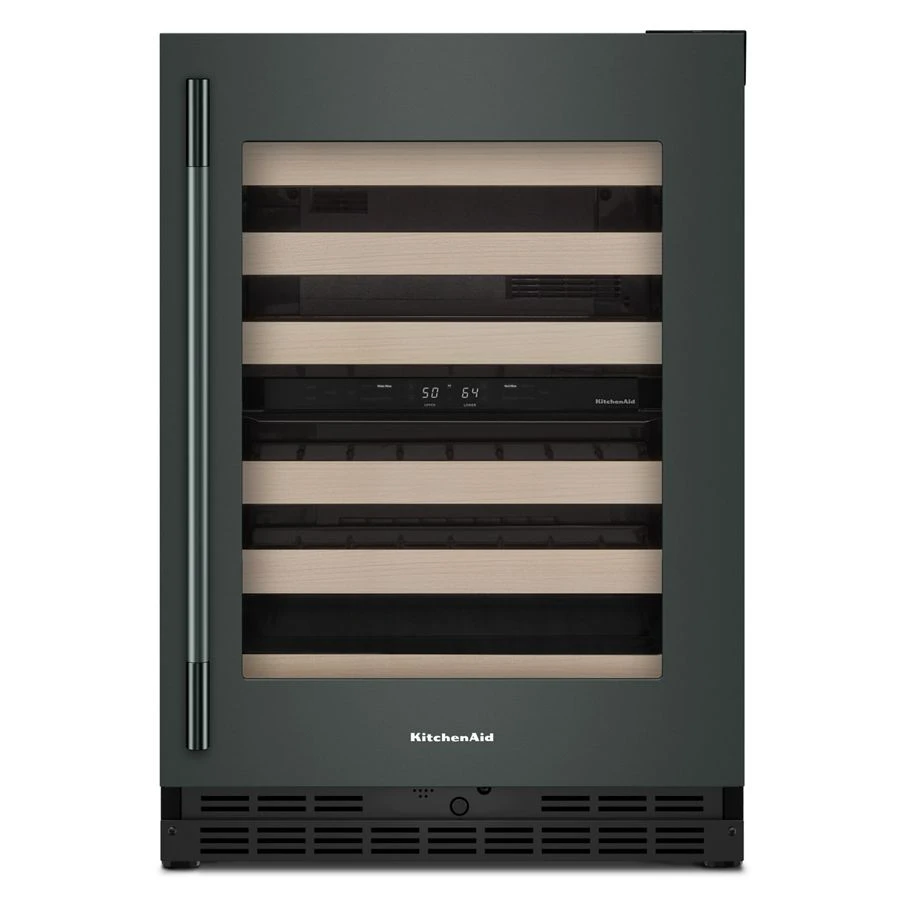 24" Undercounter Wine Cellar with Full-Extension Wood-Front Racks KUWR524SJP