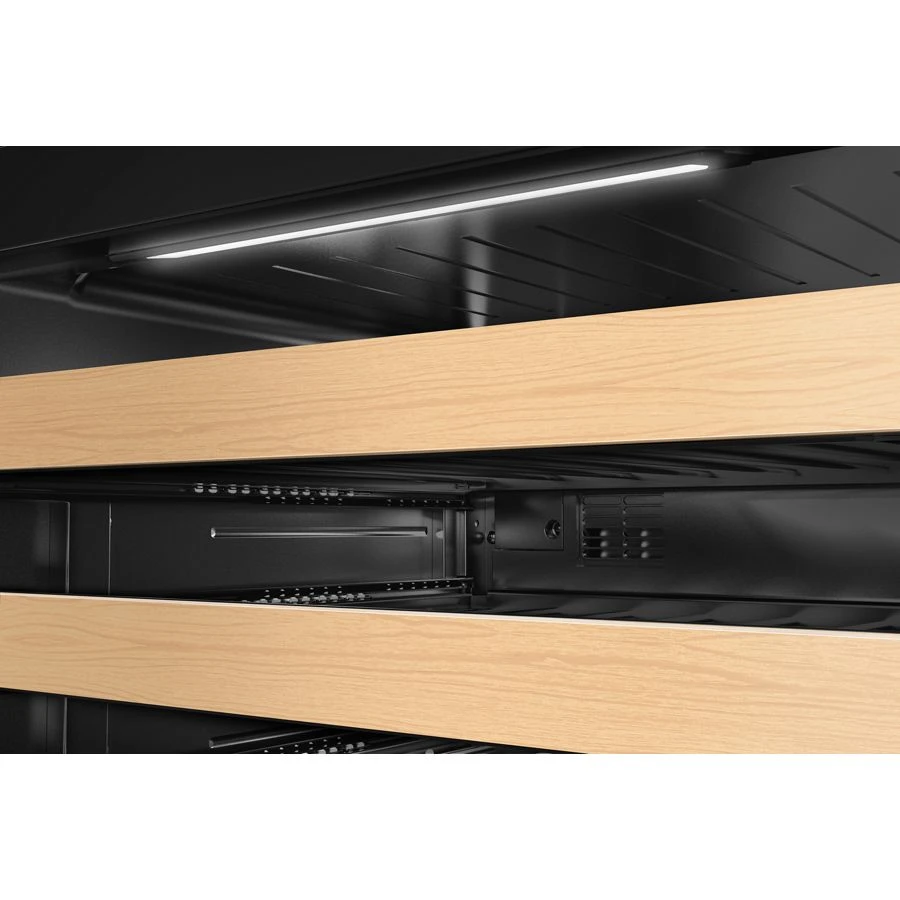 24" Undercounter Wine Cellar with Full-Extension Wood-Front Racks KUWR524SJP