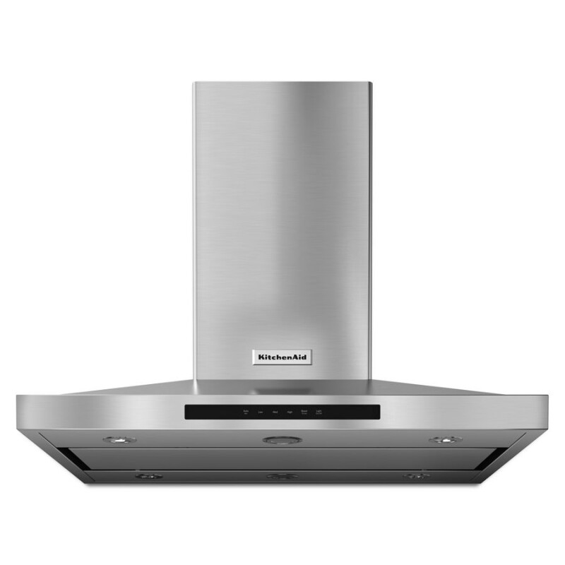 KitchenAid 36" Island-Mount, 3-Speed Canopy Hood Stainless Steel KVIB606DSS Picture 1