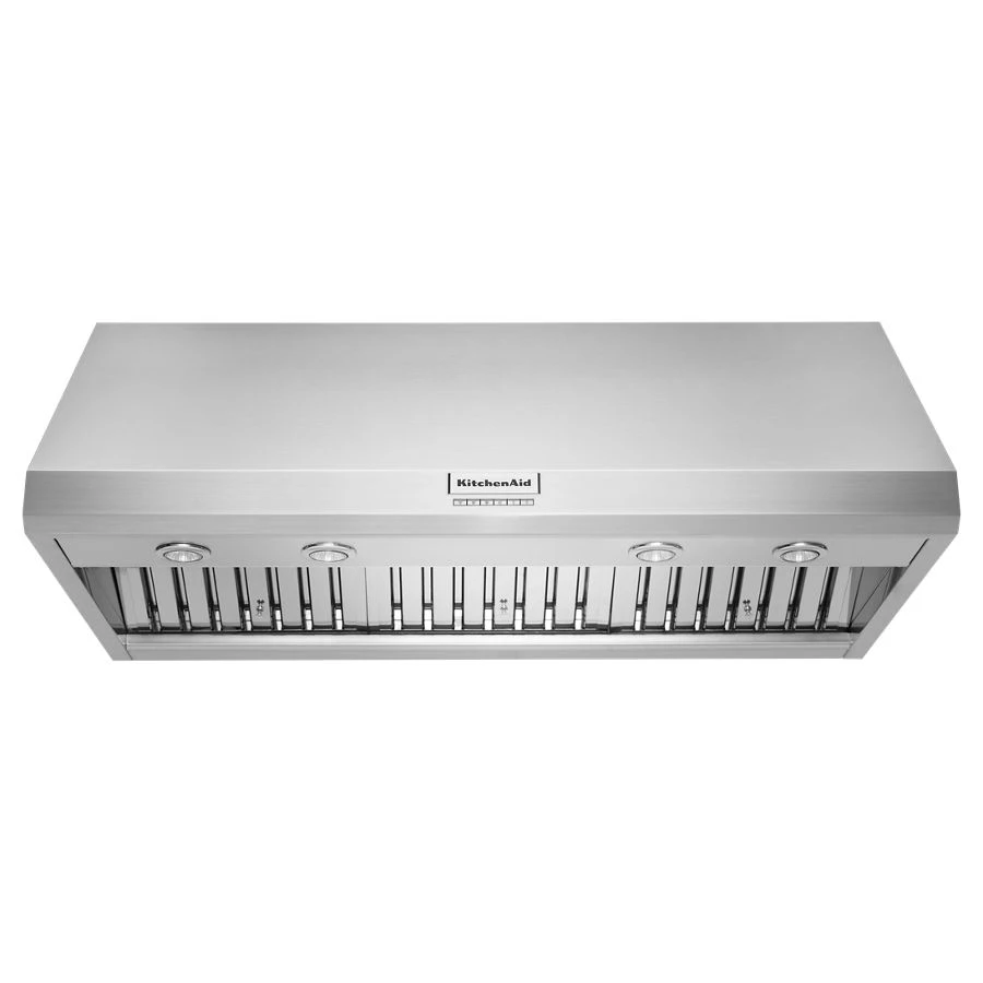 48'' 585 or 1170 CFM Motor Class Commercial-Style Wall-Mount Canopy Range Hood KVWC908KSS