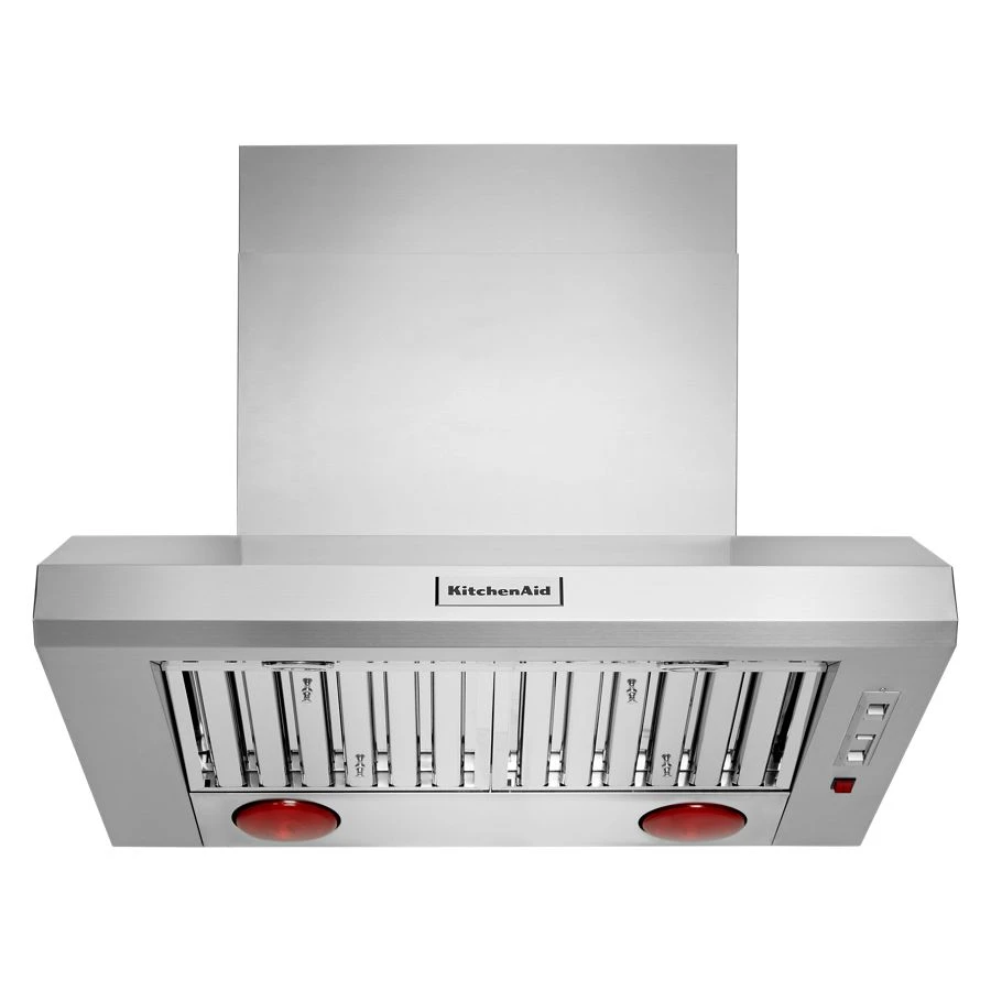 36" 585 or 1170 CFM Motor Class Commercial-Style Wall-Mount Canopy Range Hood KVWC956JSS