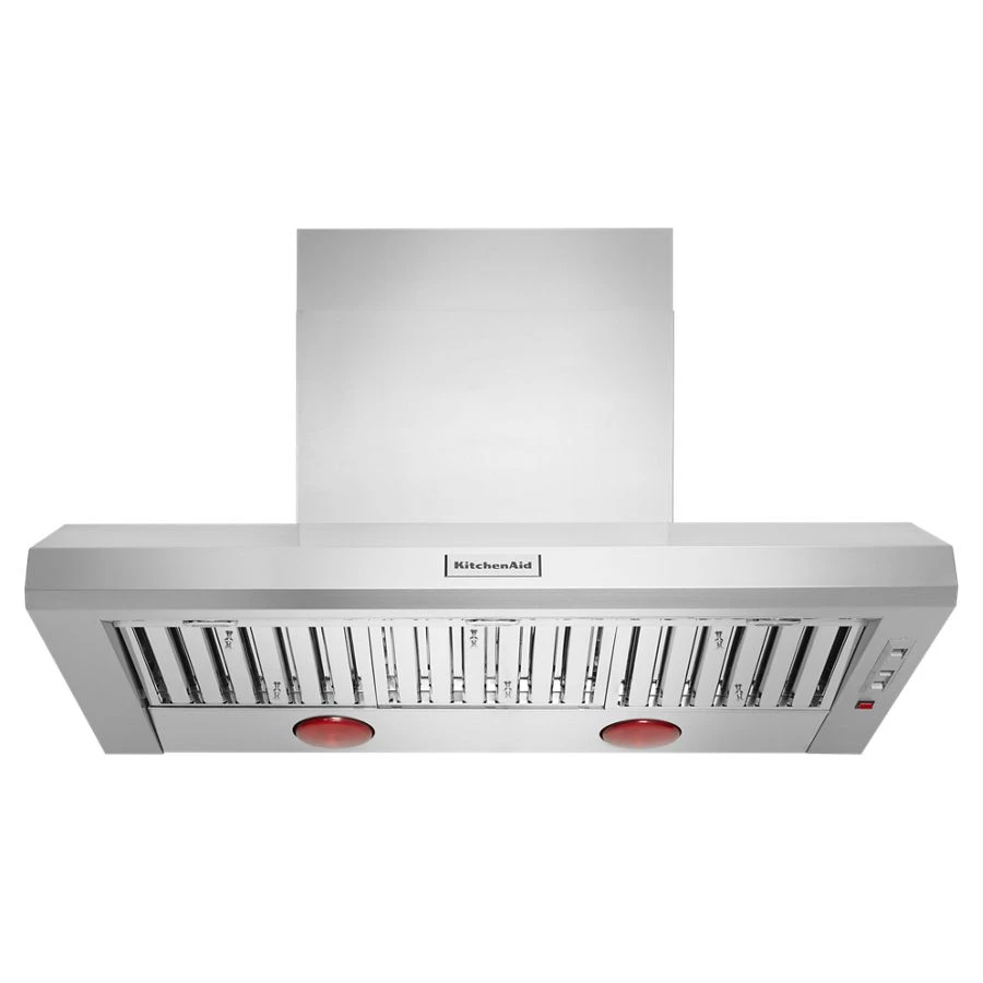 48" 585 or 1170 CFM Motor Class Commercial-Style Wall-Mount Canopy Range Hood KVWC958JSS