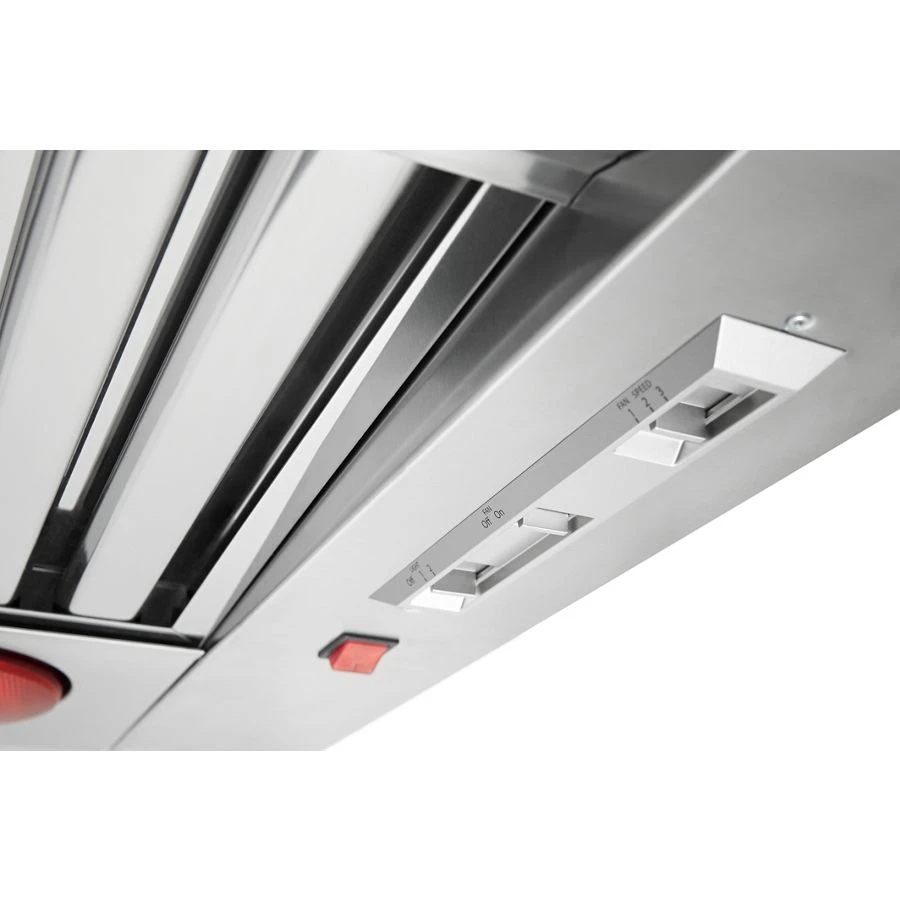 48" 585 or 1170 CFM Motor Class Commercial-Style Wall-Mount Canopy Range Hood KVWC958JSS