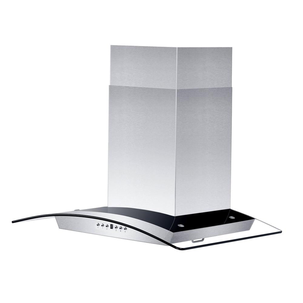 Convertible Vent Wall Mount Range Hood & Glass (KZ) - 30 inch KZ30