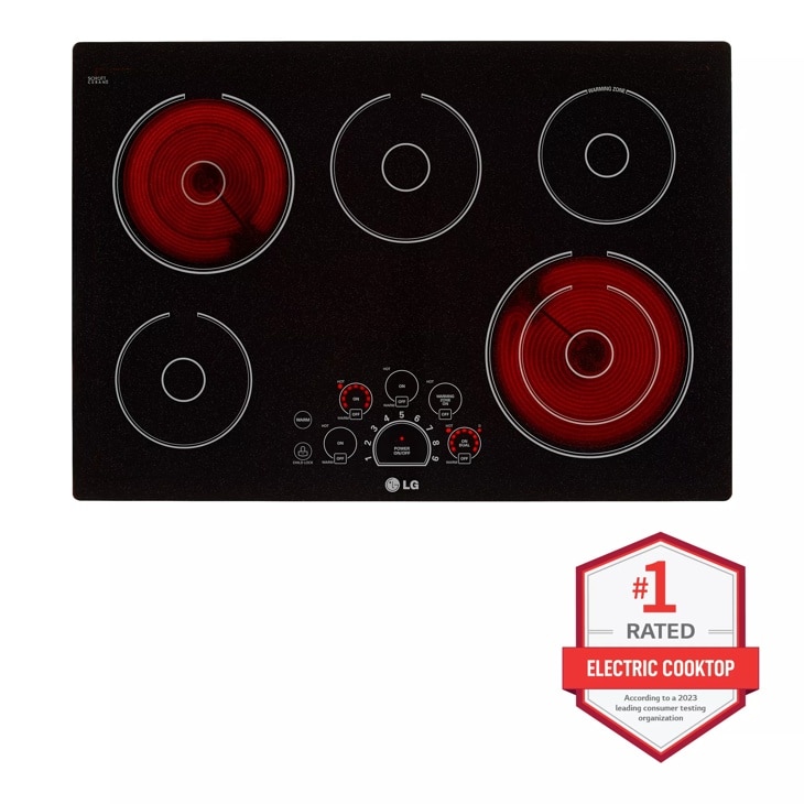 30 Inch Electric Cooktop With 5 Burners - Black Ceramic LCE3010SB