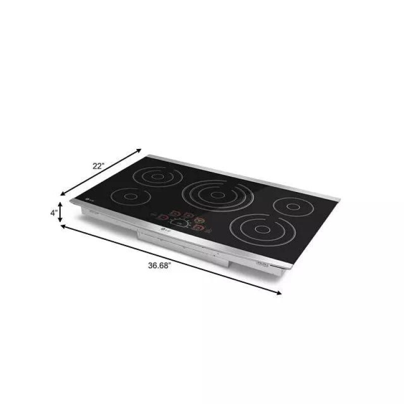 36 Inch Electric Cooktop LCE3610SB