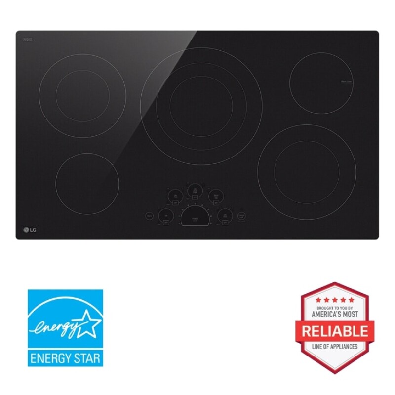 36” Electric Cooktop with UltraHeat™ 3.0kW Element LCE3610SBE