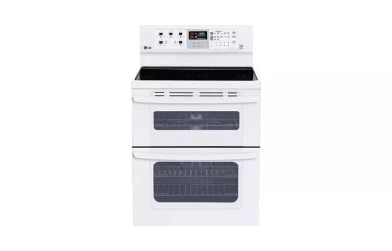 6.1 cu. ft. Capacity Electric Double Oven Range with SuperBoil™ Burner and EasyClean® LDE3035SW