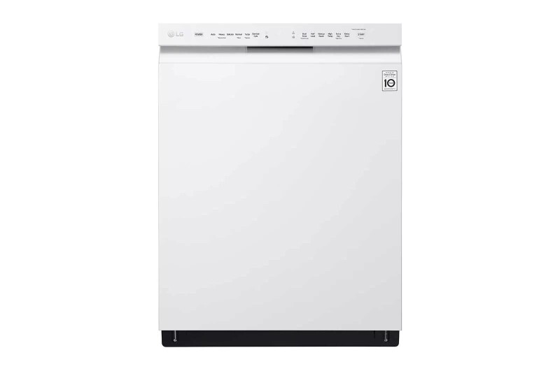 LG Front Control Dishwasher with QuadWash™ and EasyRack™ Plus White LDF5545WW Picture 1