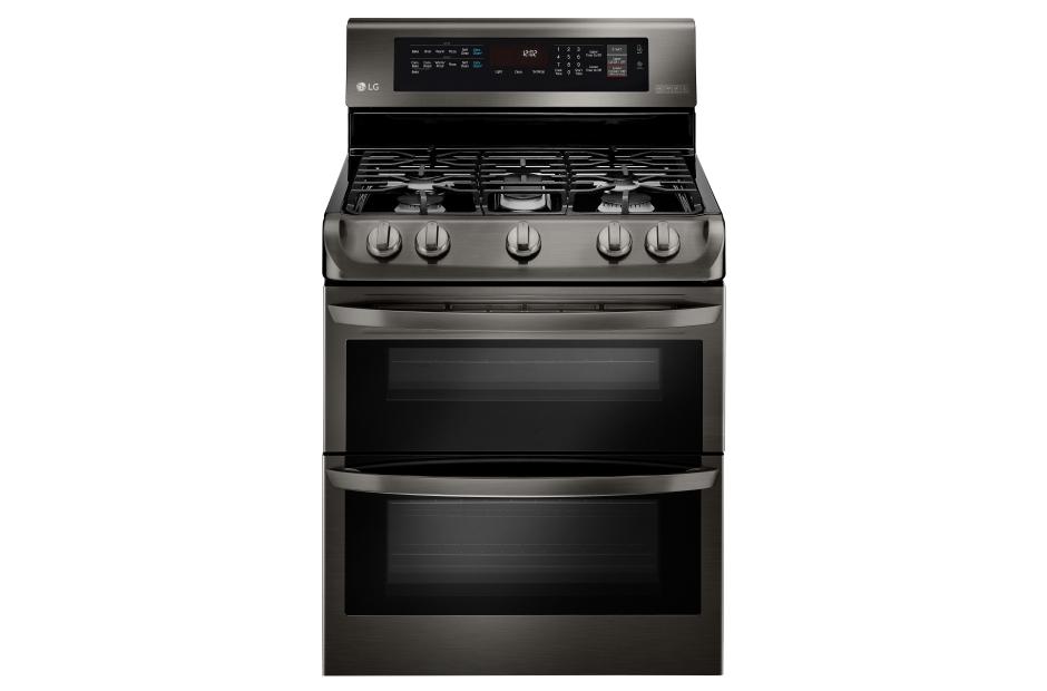 6.9 cu. ft. Gas Double Oven Range with ProBake Convection®, EasyClean® and Gliding Rack LDG4315BD