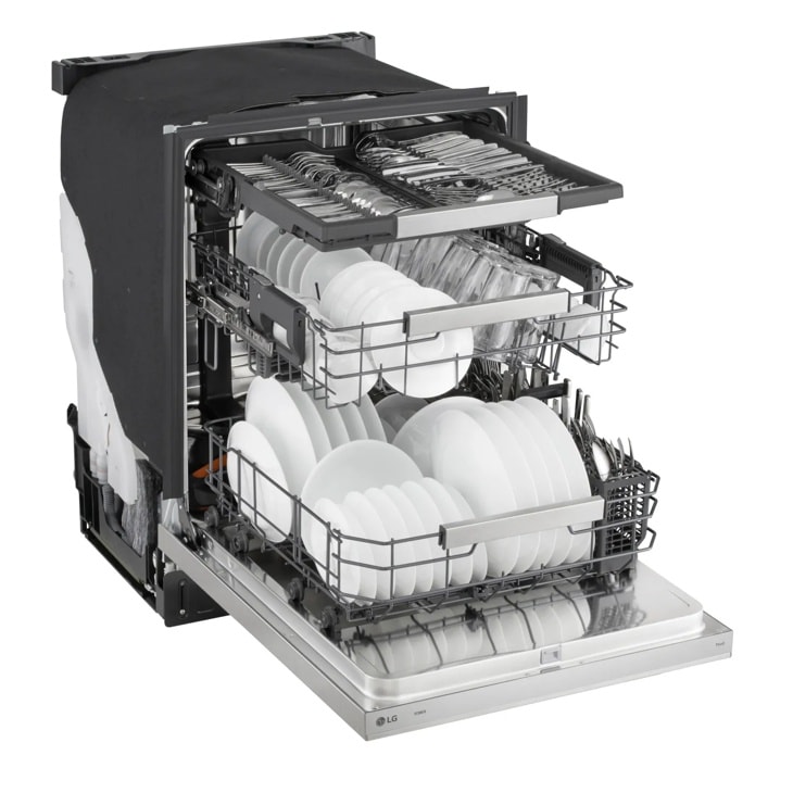 Smart Flushfit™ Top Control Dishwasher With 1-hour Wash & Dry, Quadwash® Pro, Truesteam® And Dynamic Heat Dry™ W/autovent Dry™ LDNPH753S