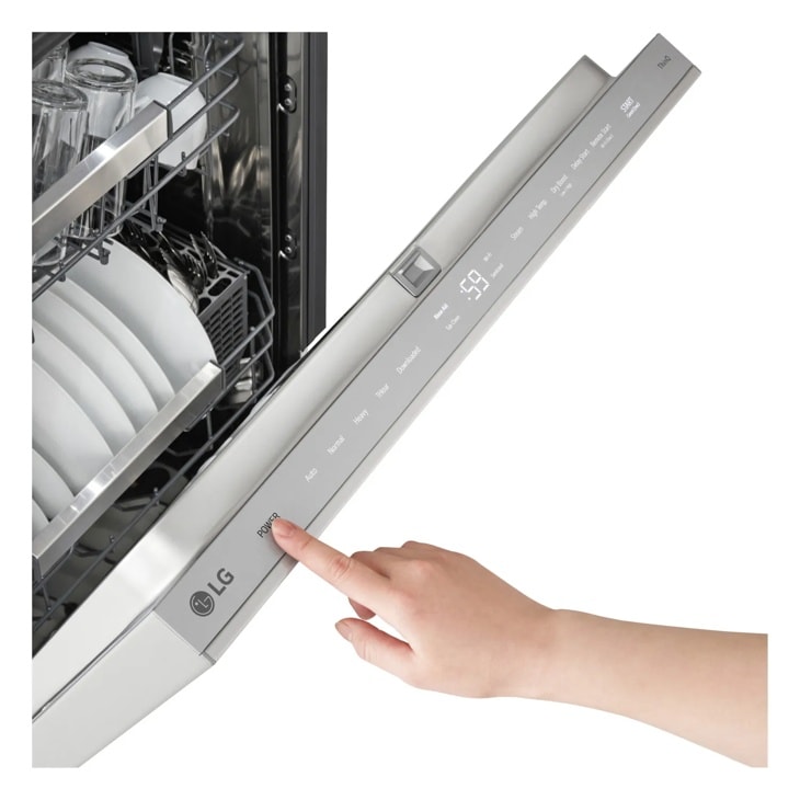 Smart Flushfit™ Top Control Dishwasher With 1-hour Wash & Dry, Quadwash® Pro, Truesteam® And Dynamic Heat Dry™ W/autovent Dry™ LDNPH753S