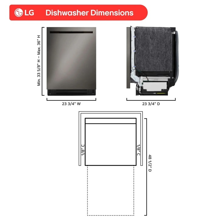 Smart Flushfit™ Top Control Dishwasher With 1-hour Wash & Dry, Quadwash® Pro, And Dynamic Heat Dry™ W/autovent Dry™ LDNPM545D