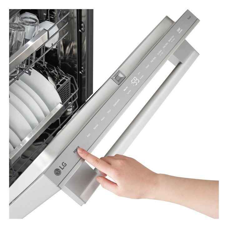 Smart FlushFit™ Top Control Dishwasher with 1-Hour Wash & Dry, QuadWash® Pro, TrueSteam® and Dynamic Heat Dry™ w/AutoVent Dry™ LDNTH753S