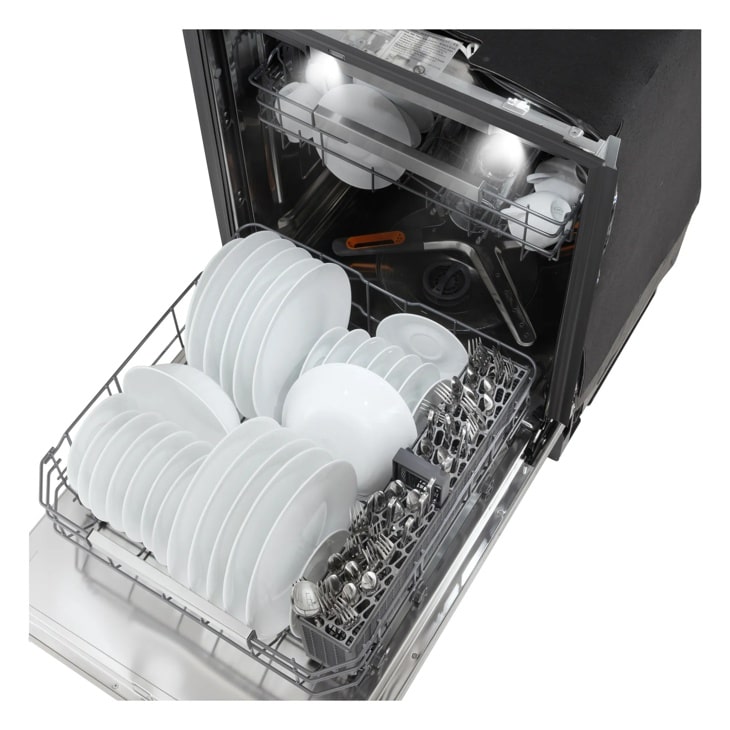 Smart FlushFit™ Top Control Dishwasher with 1-Hour Wash & Dry, QuadWash® Pro, TrueSteam® and Dynamic Heat Dry™ w/AutoVent Dry™ LDNTH753S