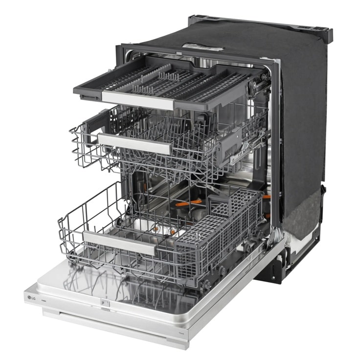 Smart FlushFit™ Top Control Dishwasher with 1-Hour Wash & Dry, QuadWash® Pro, TrueSteam® and Dynamic Heat Dry™ w/AutoVent Dry™ LDNTH753S