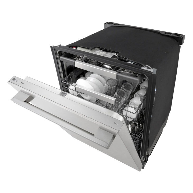 Smart FlushFit™ Top Control Dishwasher with 1-Hour Wash & Dry, QuadWash® Pro, TrueSteam® and Dynamic Heat Dry™ w/AutoVent Dry™ LDNTH753S